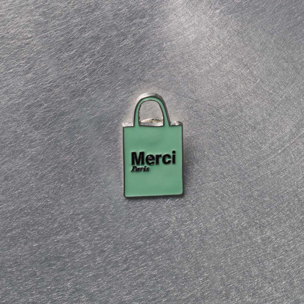 Pin's Merci - Tote bag Vert