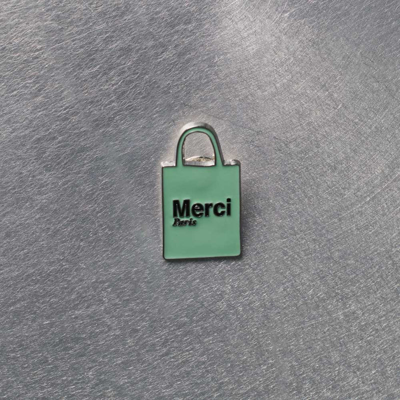 Pin's Merci - Tote bag Vert