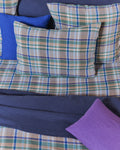 Merci - Washed linen pillowcase - Library Checks
