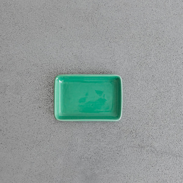 Porte-savon porcelaine - Vert