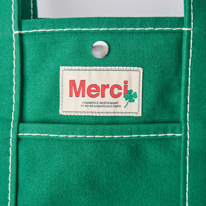 Merci - Cabas Candide Uni - Vert