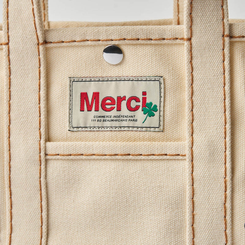 Merci - Cabas Candide Uni - Ecru