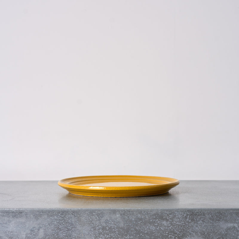 Assiette Temps - Jaune
