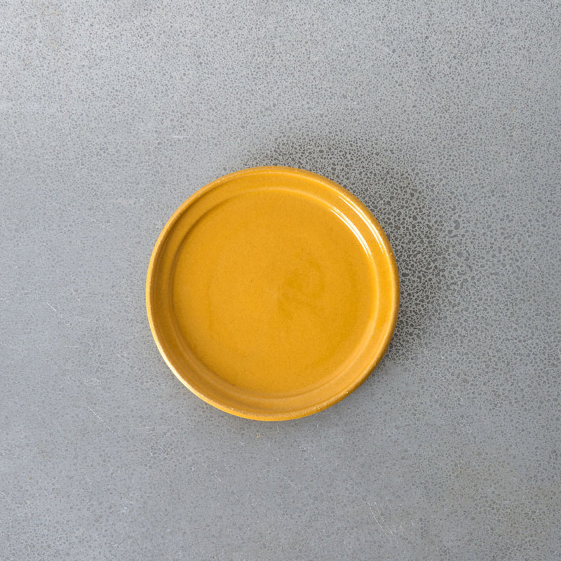Assiette Dessert Temps - Jaune