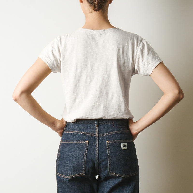 Mister Freedom x Merci - T-Shirt Red point - Blanc