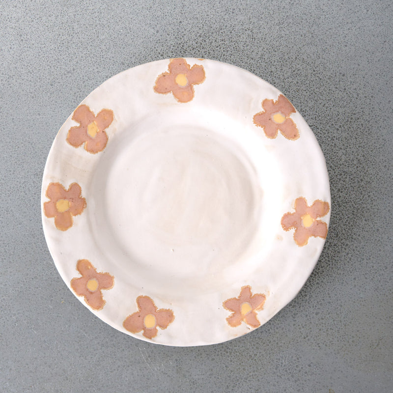 Assiette Fleurs - Roux