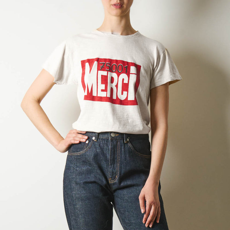 Mister Freedom x Merci - T-Shirt 75001 - Blanc