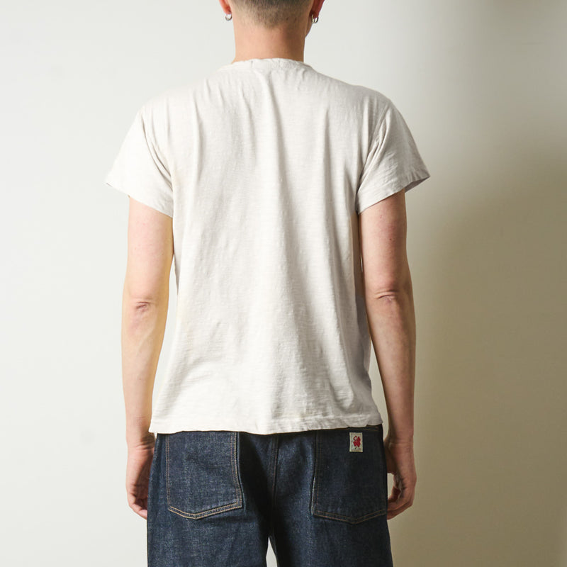 Mister Freedom x Merci - T-Shirt Red point - Blanc