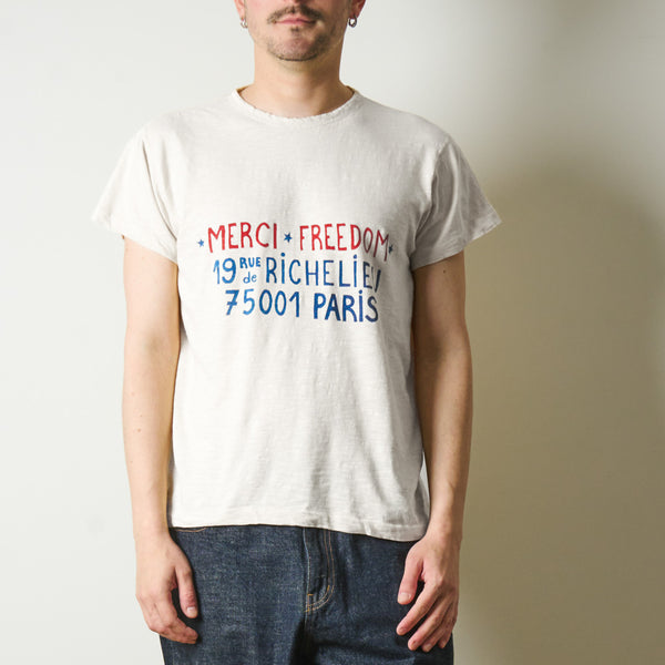 Mister Freedom x Merci - T-Shirt Richelieu - Blanc