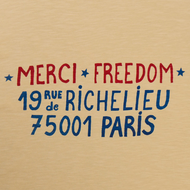 Mister Freedom x Merci - T-Shirt Richelieu - Écru