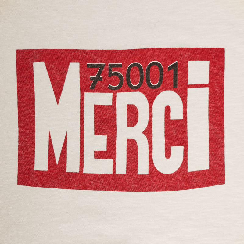 Mister Freedom x Merci - T-Shirt 75001 - Blanc