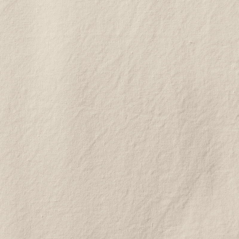 Drap plat en percale de coton - Beige Dune