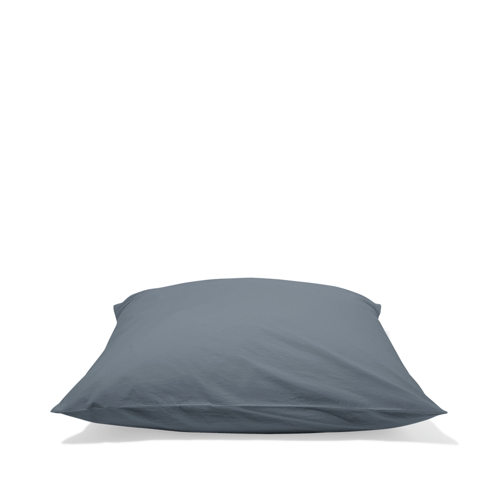 Taie d'oreiller en percale de coton - Gris Ecume