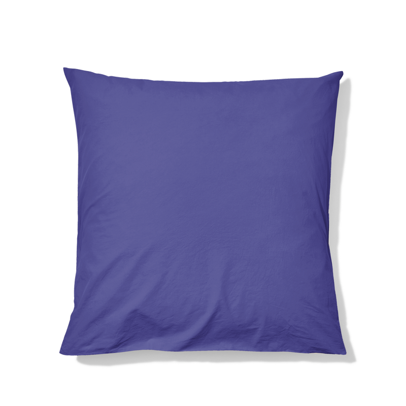 Taie d'oreiller en percale de coton - Bleu Néon