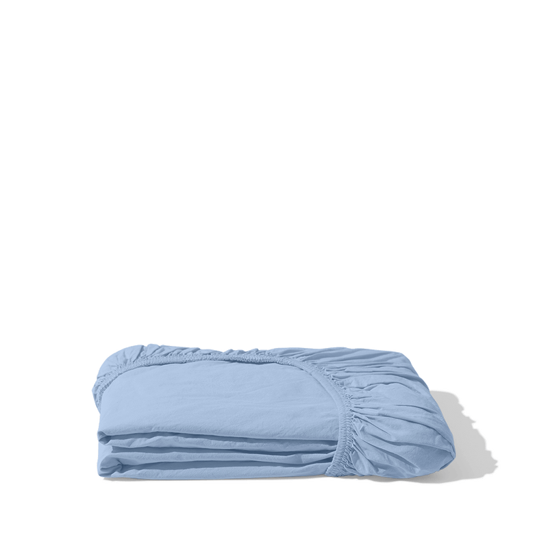 Drap-housse coton blanc bonnet 25 - 200x200 cm, 100% coton