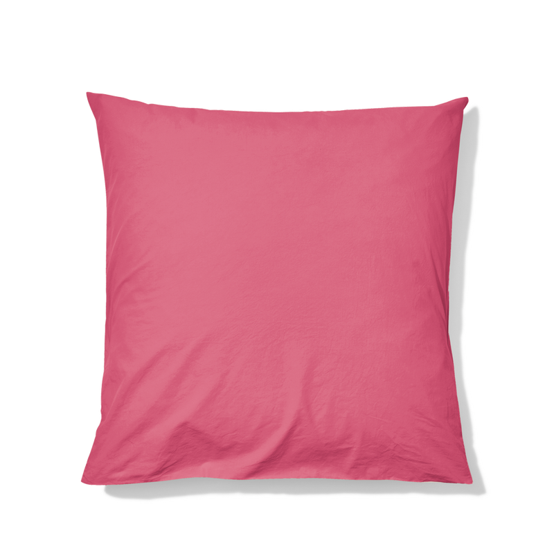 Taie d'oreiller en percale de coton - Rose Club