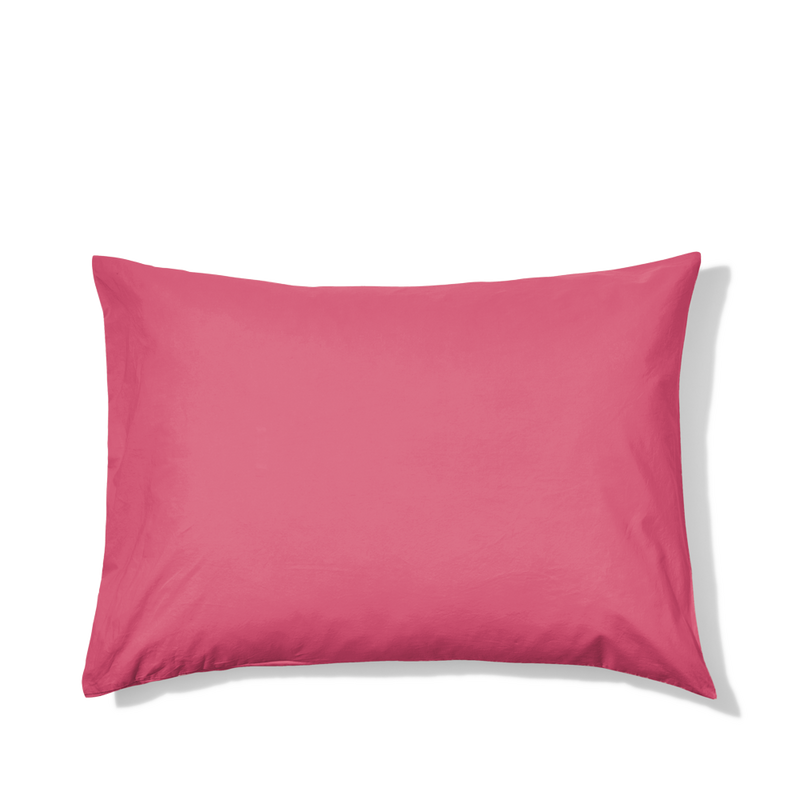 Taie d'oreiller en percale de coton - Rose Club