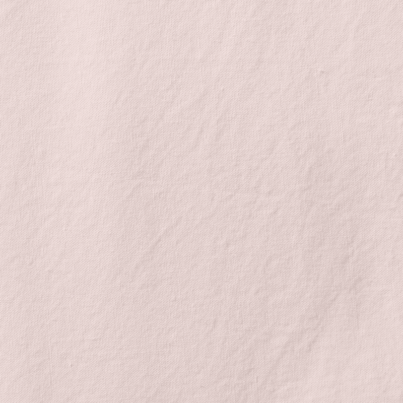 Drap-housse en coton percale - Rosé Poudré