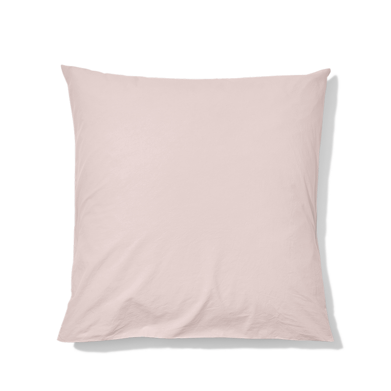 Taie d'oreiller en coton percale - Rosé Poudré
