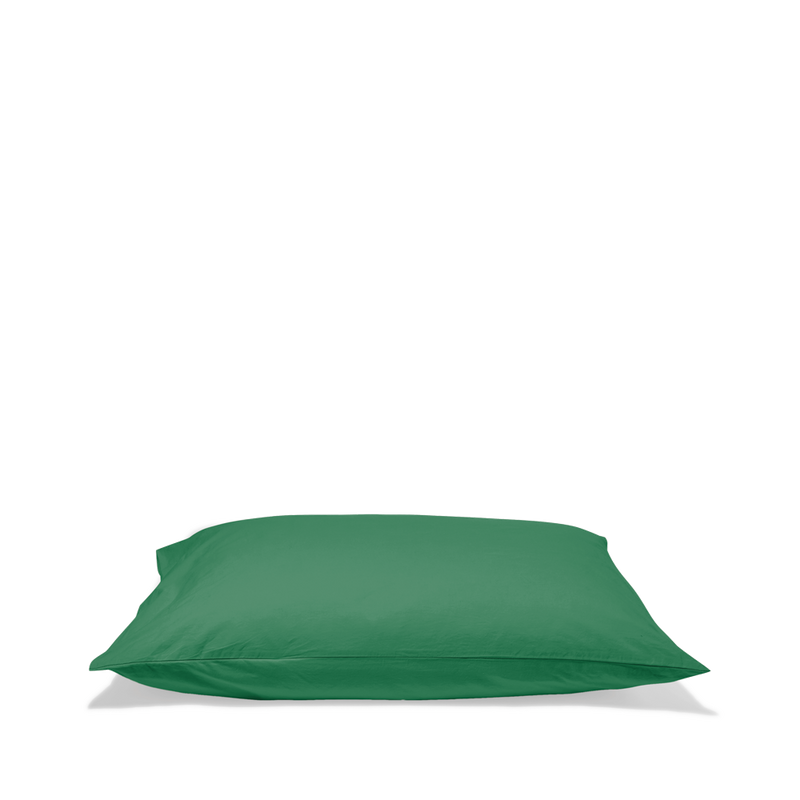 Taie d'oreiller en percale de coton - Vert Pixel