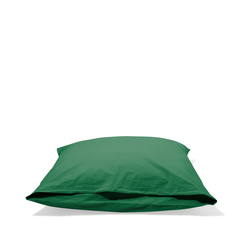 Taie d'oreiller en percale de coton - Vert Pixel