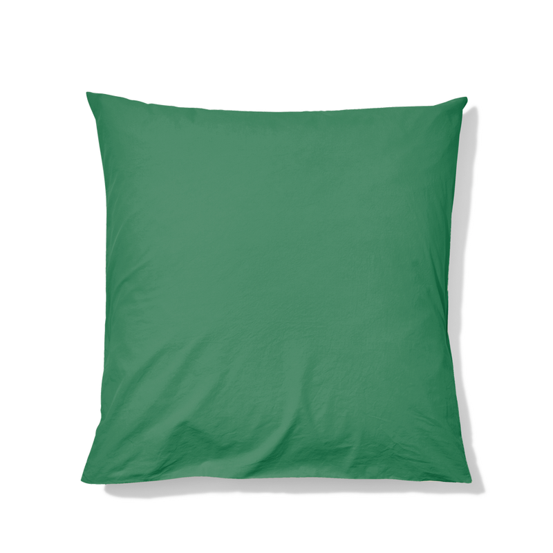 Taie d'oreiller en percale de coton - Vert Pixel