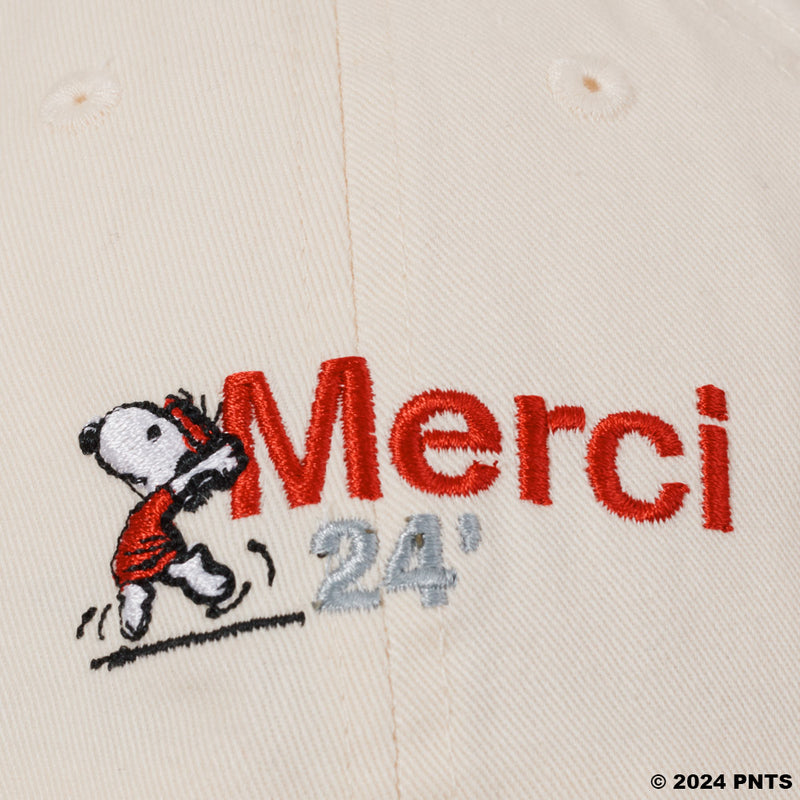 Peanuts x Merci - Casquette Merci 24' - Ecru