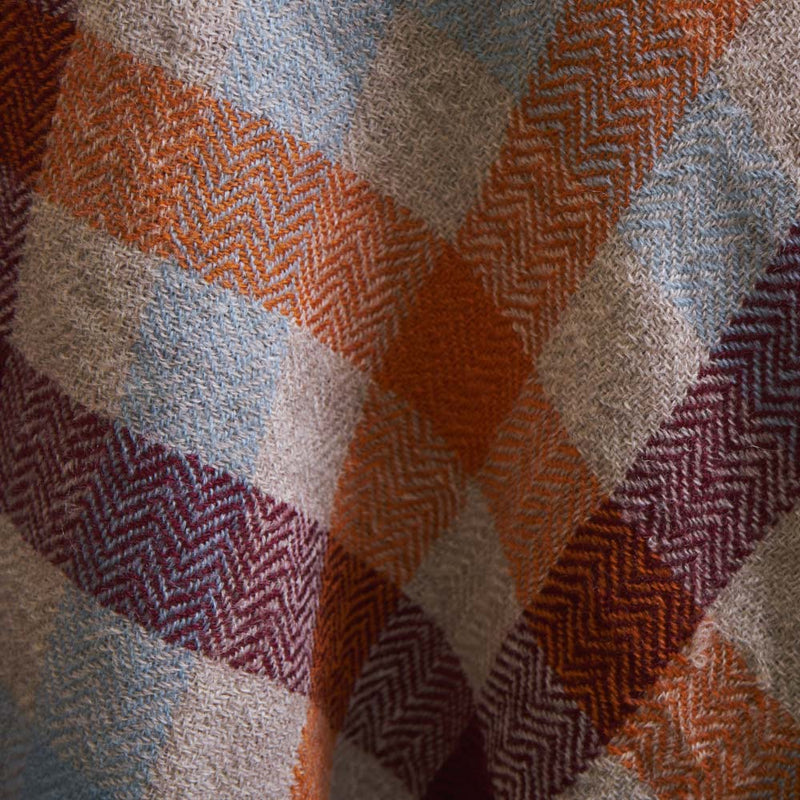 Plaid en laine n°77 - Terracotta - Moismont