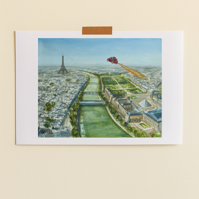 Merci x Travis Chapman - Affiche Ariel Tour