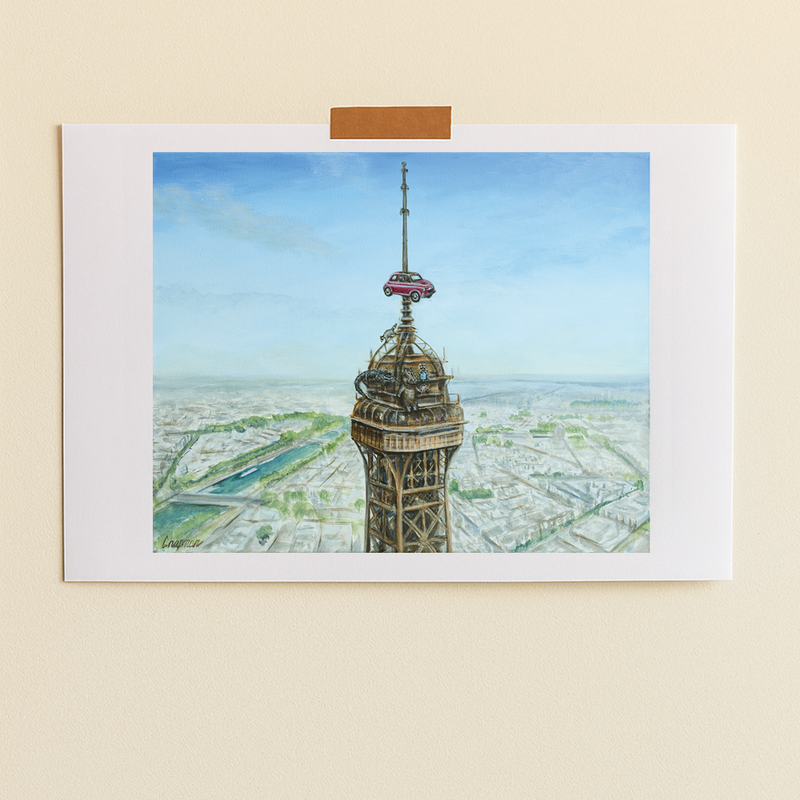 Merci x Travis Chapman - Affiche Found a Parking Spot