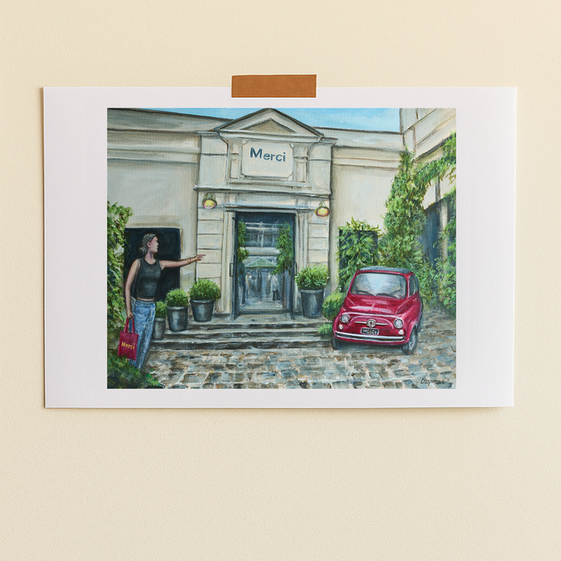 Merci x Travis Chapman - Affiche That store is not real