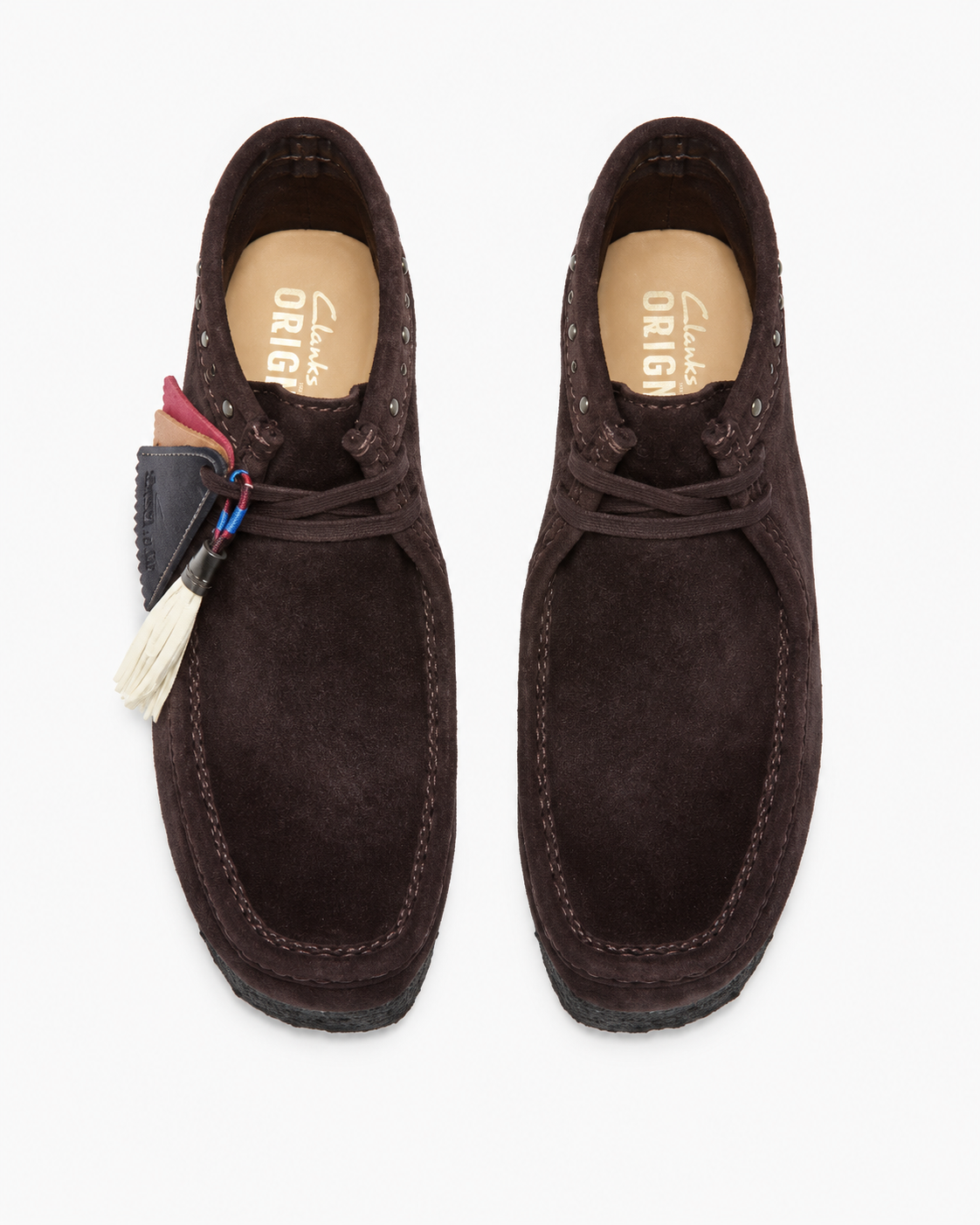 Clarks - Bottes Wallabee - Marron