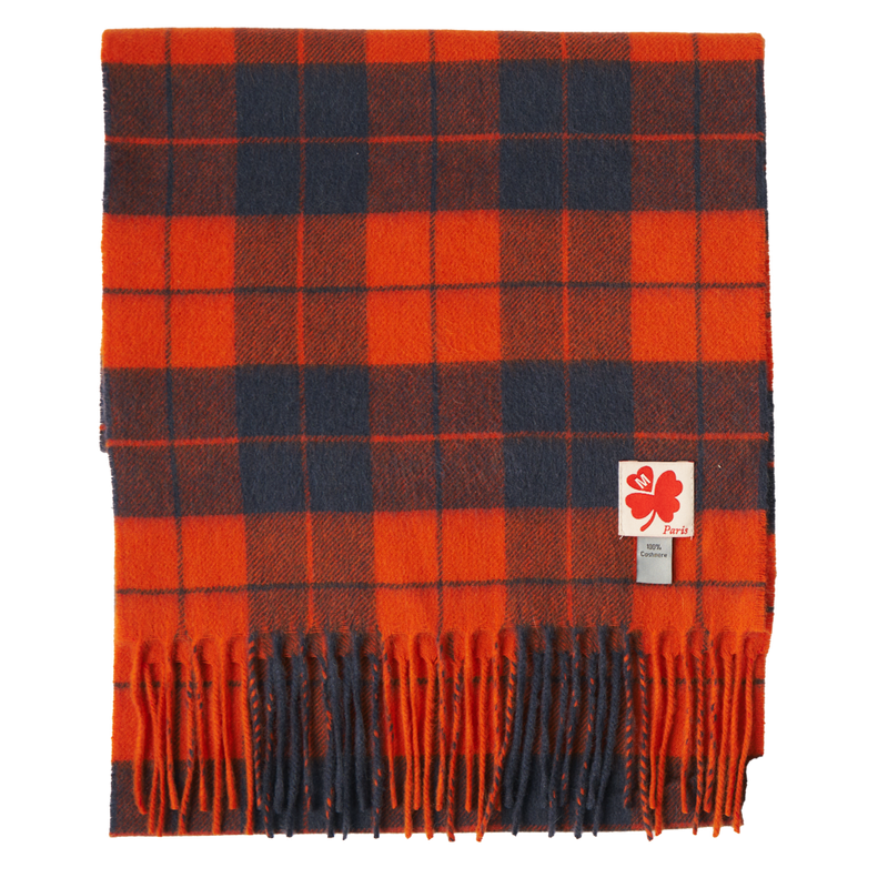 Merci - Echarpe en cachemire Harry - Rouge Tartan