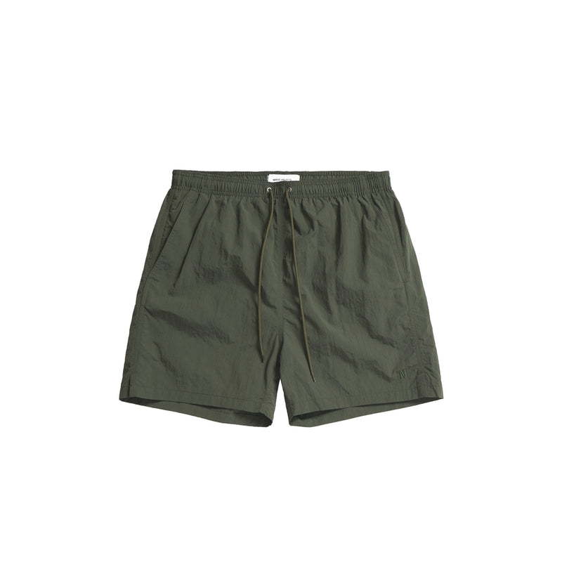 Norse Projects - Maillot de bain Hauge - Black Olive