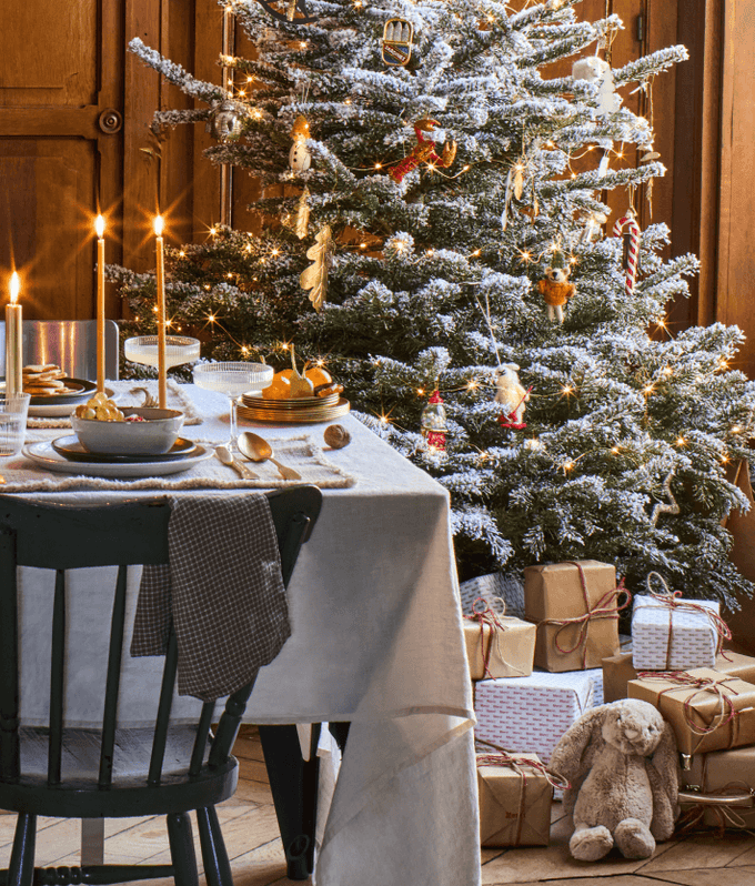 the CHRISTMAS TABLE