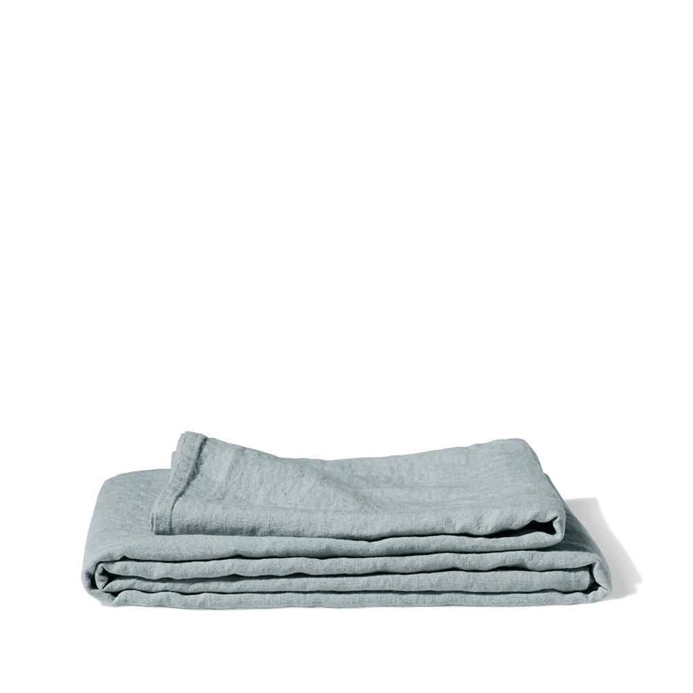 Lot De 2 Nappes VEBLANDY Rectangulaires - 152x264cm - Lin Texturé Imperméable - Bleu Roi - Intérieur/Extérieur