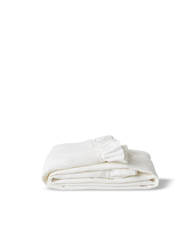 Merci - Nappe en lin brodé - 01 Ruché
