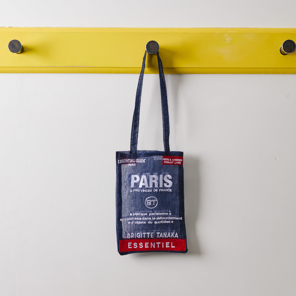Brigitte Tanaka - Organza bag - Paris Map