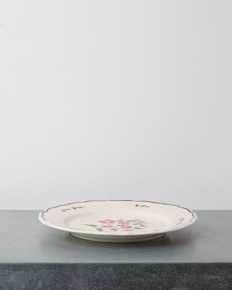 Diego Nine - Assiette Plate Fleurs De Grand-Mère
