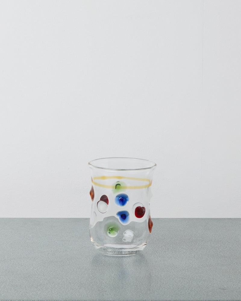 Takecaire - Verre D'Eau À Points - Ligne Jaune