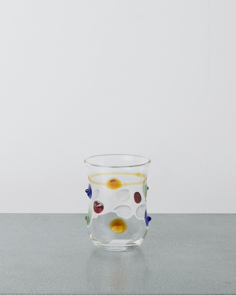 Takecaire - Verre D'Eau À Points - Ligne Jaune
