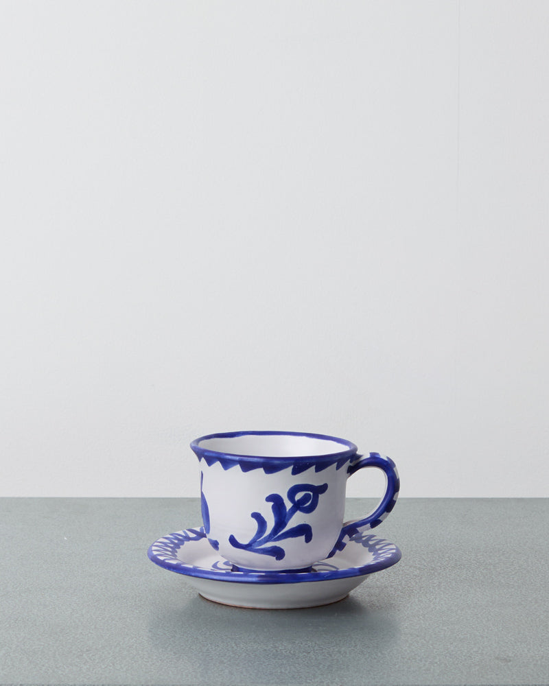 Casa Maricruz - Granaga Cup and Saucer - Blue