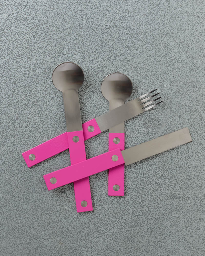 Forks Plus - Square Spoon - Magenta