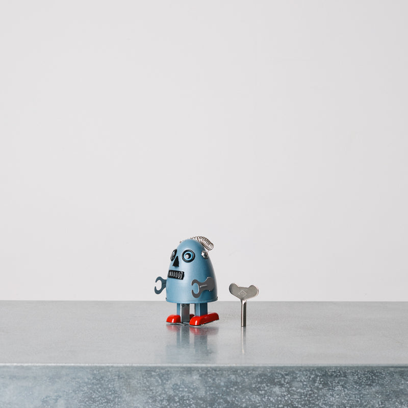 Robot Oeuf - Bleu