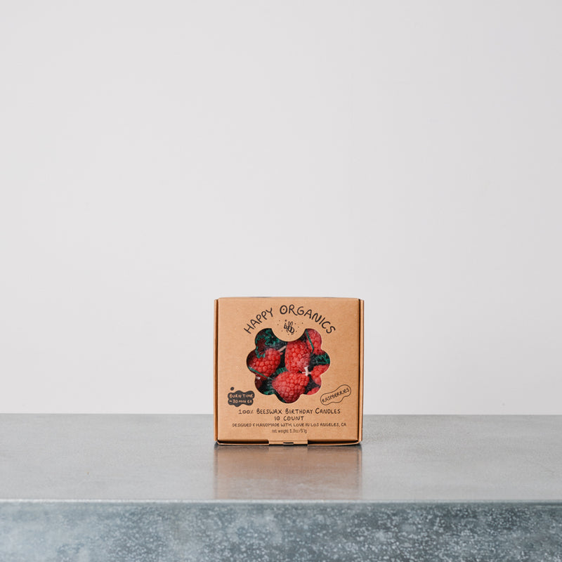 Bougie - Barquette Framboises