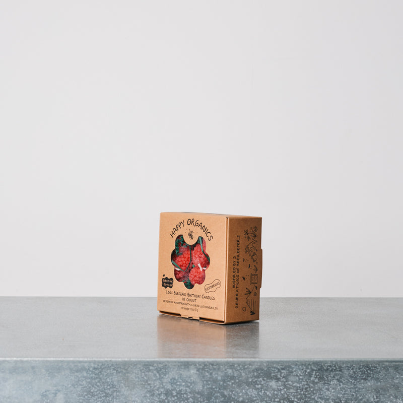 Bougie - Barquette Framboises