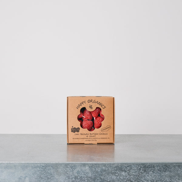 Bougie - Barquette Fraises