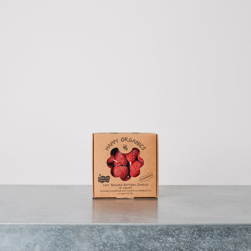 Bougie - Barquette Fraises