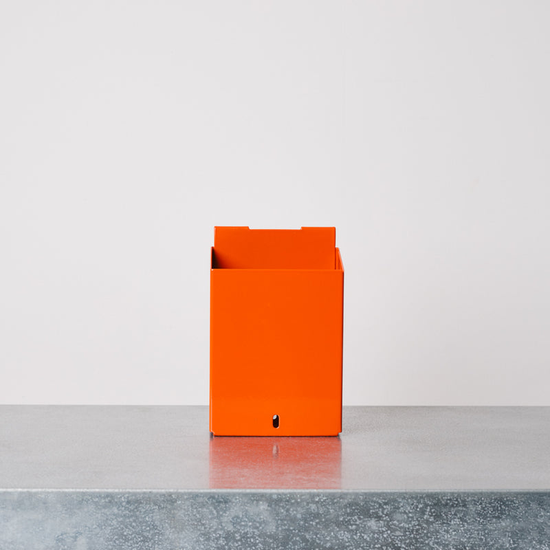 Rangement en métal - Orange