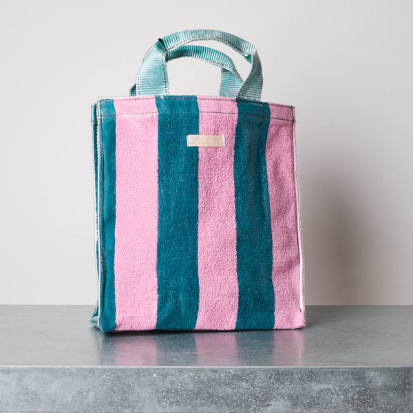 Sac éponge - Rayures Vert